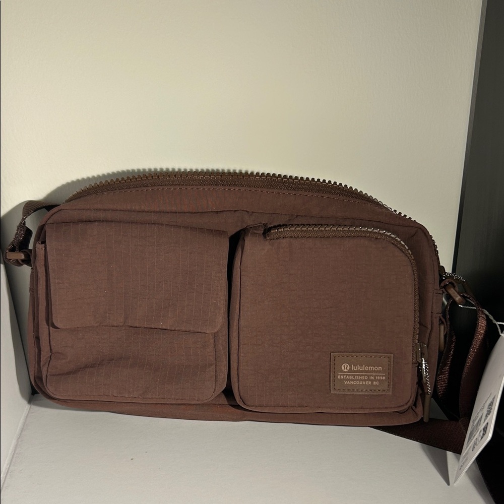 Lululemon Athletica Chocolate Brown Messenger Bag